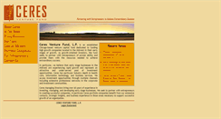 Desktop Screenshot of ceresventurefund.com